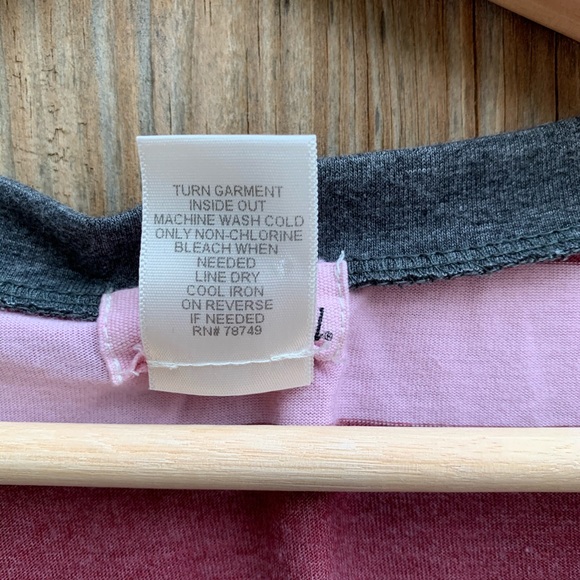 Wet Seal Pink and Red Striped Crop Top - Picture 6 of 6